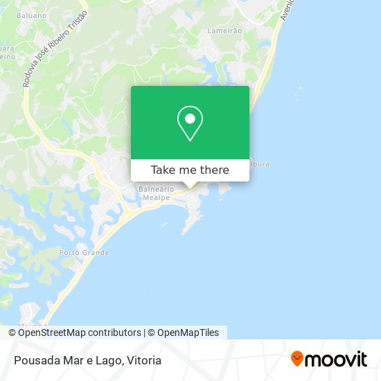 Pousada Mar e Lago map