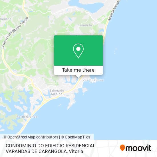 CONDOMINIO DO EDIFICIO RESIDENCIAL VARANDAS DE CARANGOLA map
