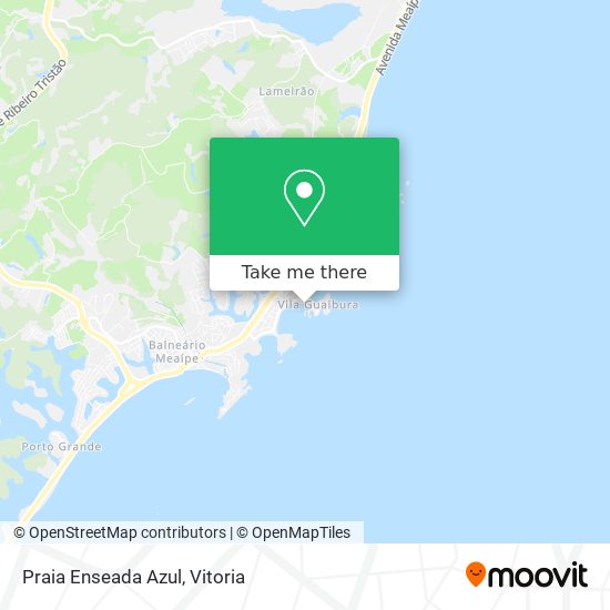 Praia Enseada Azul map