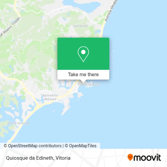 Quiosque da Edineth map