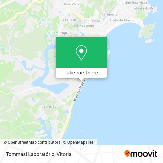 Tommasi Laboratório map