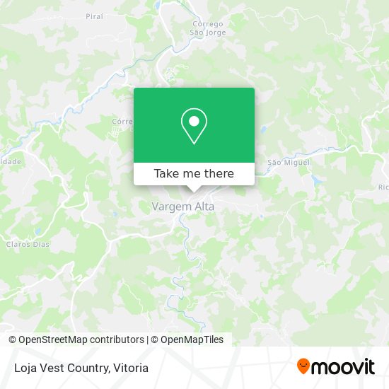 Loja Vest Country map