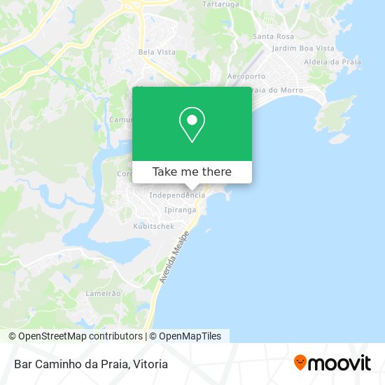 Bar Caminho da Praia map