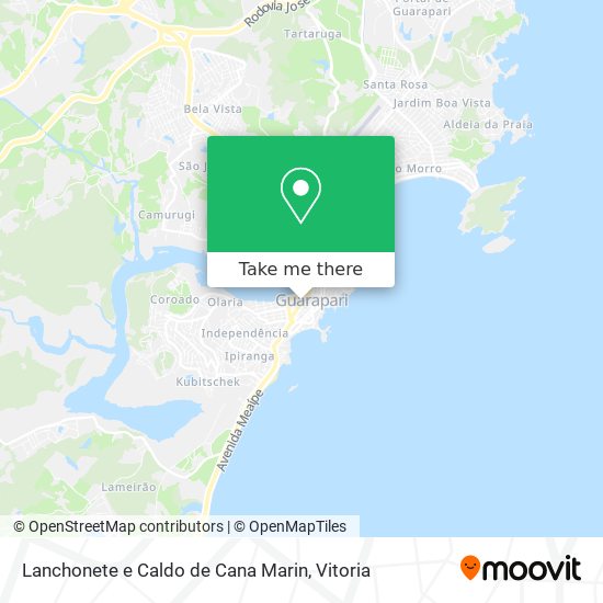 Lanchonete e Caldo de Cana Marin map