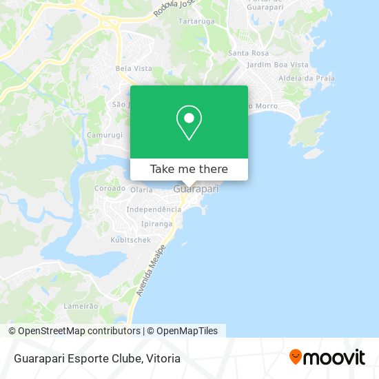 Guarapari Esporte Clube map