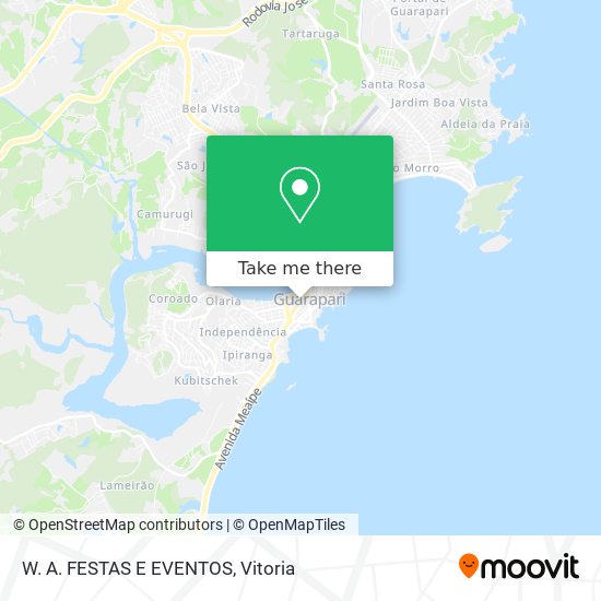 W. A. FESTAS E EVENTOS map