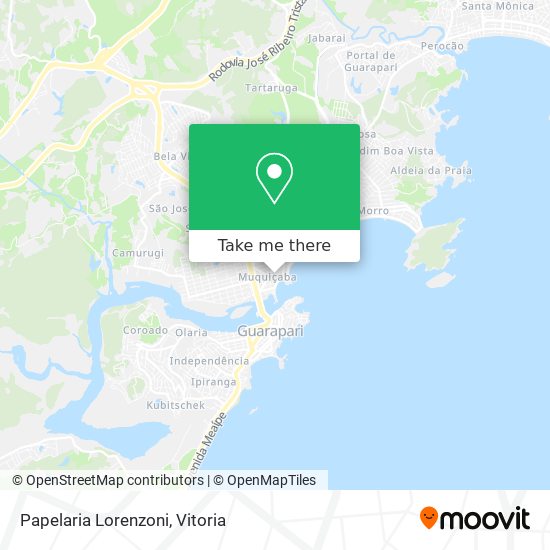 Papelaria Lorenzoni map