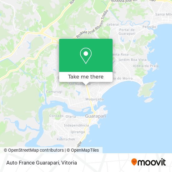 Auto France Guarapari map