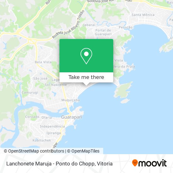 Lanchonete Maruja - Ponto do Chopp map