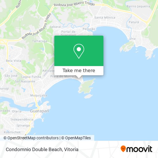 Condomnio Double Beach map
