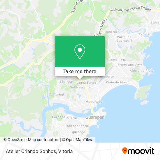 Atelier Criando Sonhos map