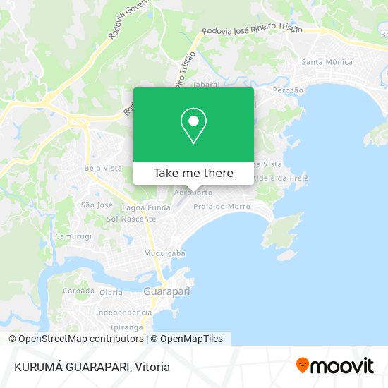 KURUMÁ GUARAPARI map