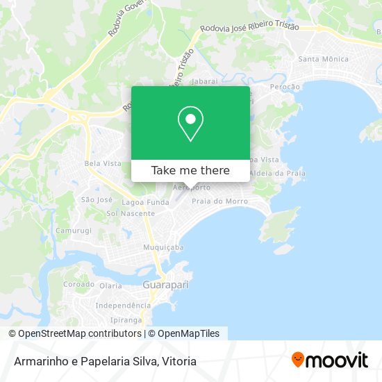 Armarinho e Papelaria Silva map