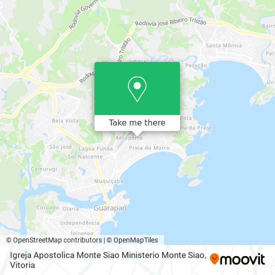 Igreja Apostolica Monte Siao Ministerio Monte Siao map