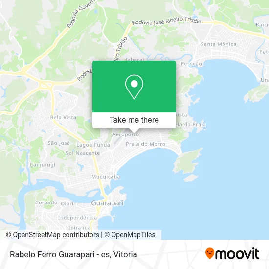Rabelo Ferro Guarapari - es map