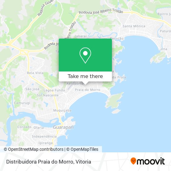 Distribuidora Praia do Morro map