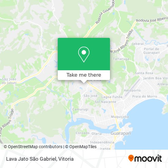 Lava Jato São Gabriel map