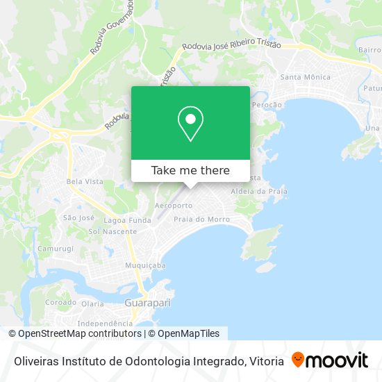 Oliveiras Instítuto de Odontologia Integrado map