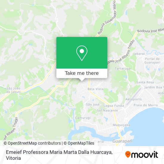 Emeief Professora Maria Marta Dalla Huarcaya map