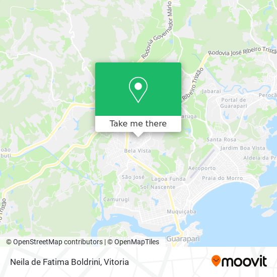 Neila de Fatima Boldrini map