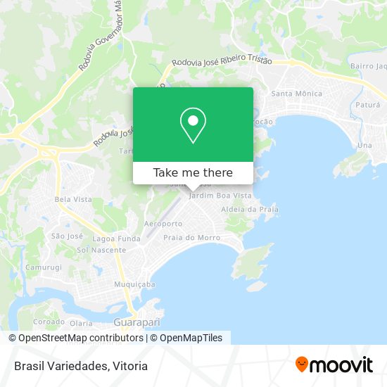 Brasil Variedades map