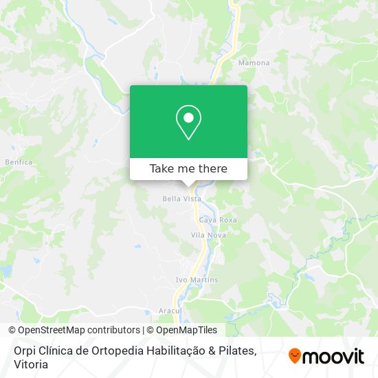 Orpi Clínica de Ortopedia Habilitação & Pilates map