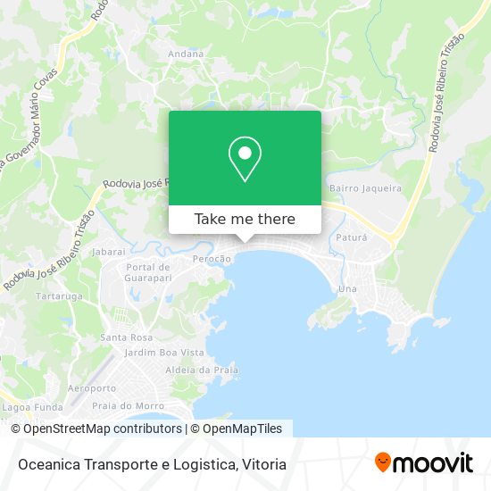 Oceanica Transporte e Logistica map