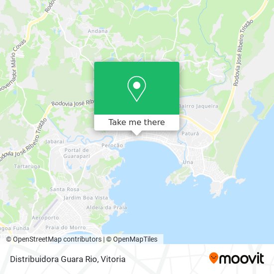 Distribuidora Guara Rio map