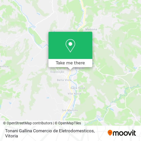 Tonani Gallina Comercio de Eletrodomesticos map