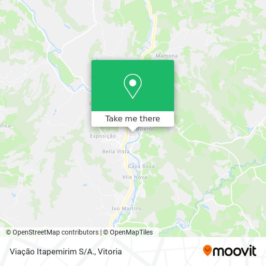 Viação Itapemirim S/A. map