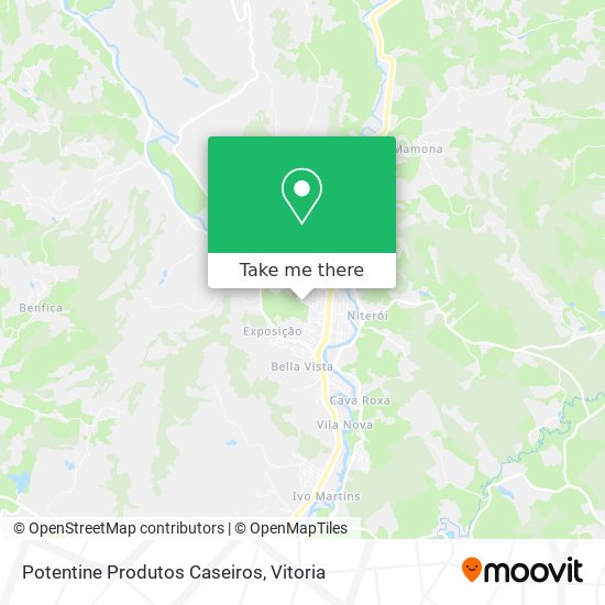 Potentine Produtos Caseiros map