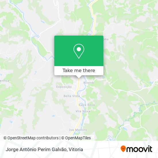 Jorge Antônio Perim Galvão map