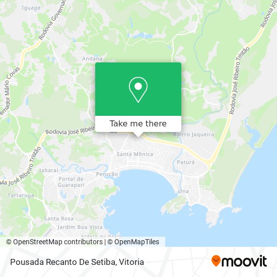 Pousada Recanto De Setiba map