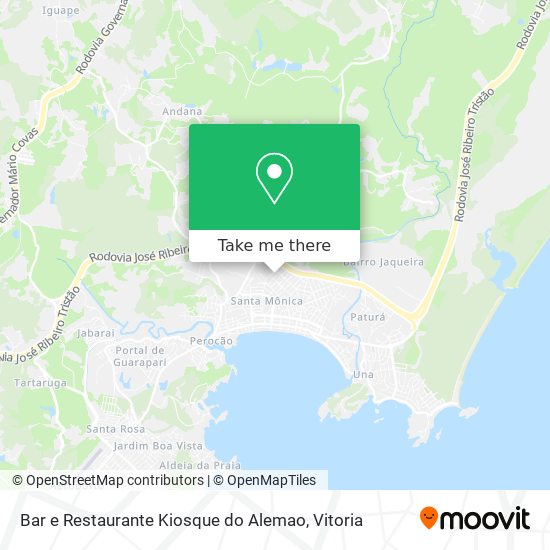 Bar e Restaurante Kiosque do Alemao map