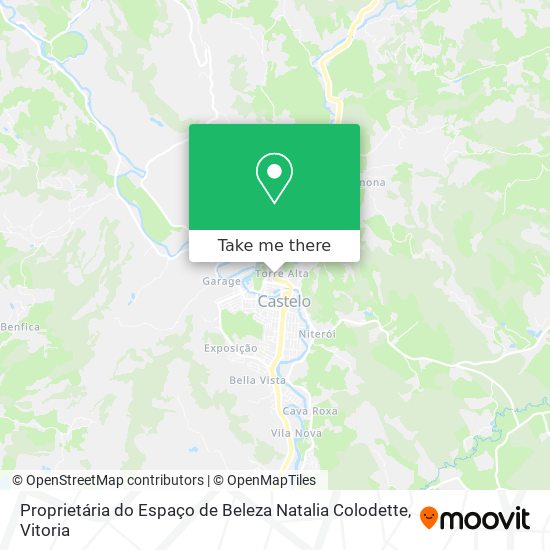 Proprietária do Espaço de Beleza Natalia Colodette map