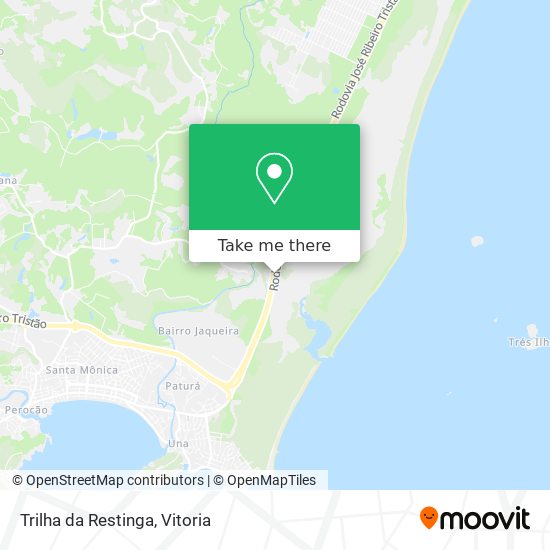 Trilha da Restinga map