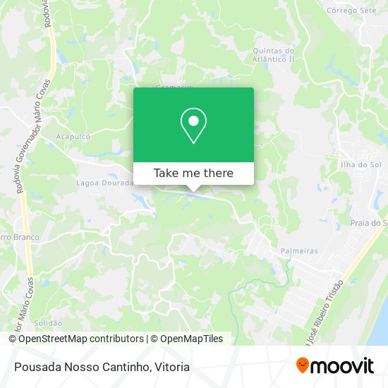 Pousada Nosso Cantinho map