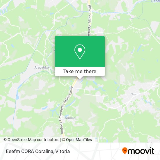 Eeefm CORA Coralina map