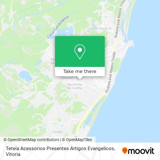 Teteia Acessorios Presentes Artigos Evangelicos map