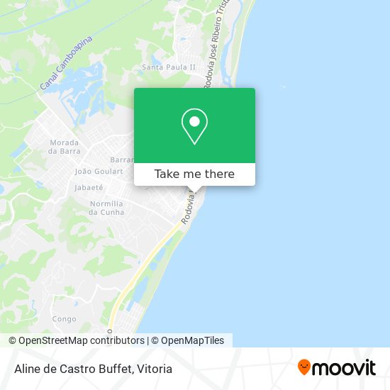 Aline de Castro Buffet map