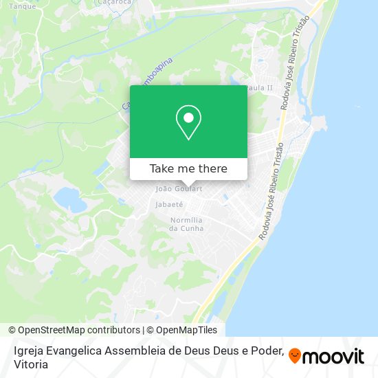 Igreja Evangelica Assembleia de Deus Deus e Poder map