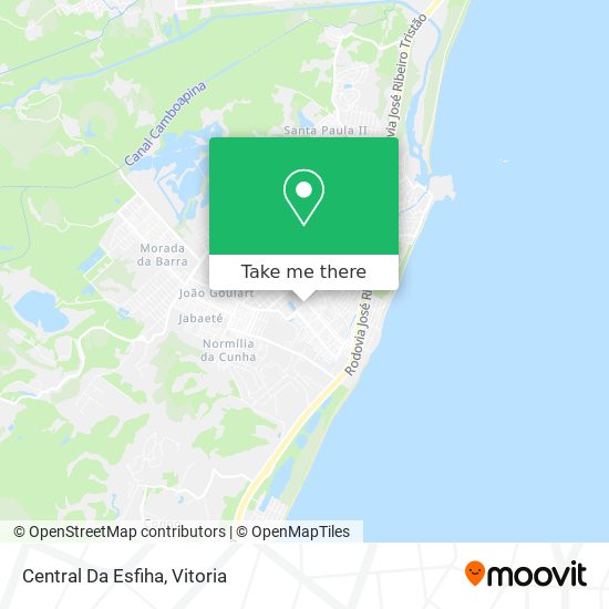 Central Da Esfiha map