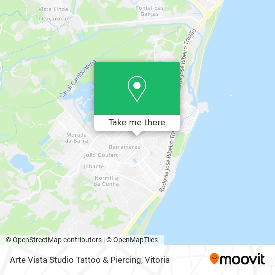 Arte Vista Studio Tattoo & Piercing map