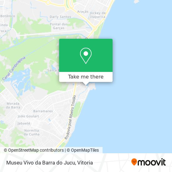 Mapa Museu Vivo da Barra do Jucu
