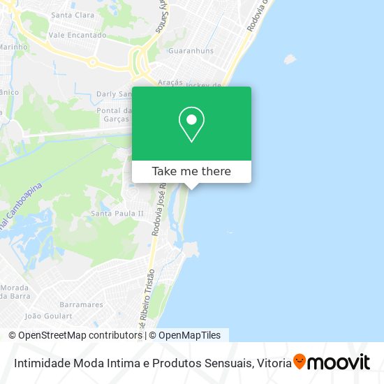 Intimidade Moda Intima e Produtos Sensuais map