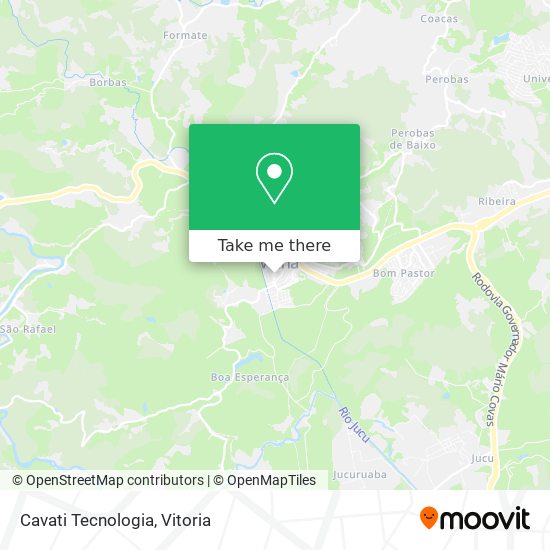 Cavati Tecnologia map
