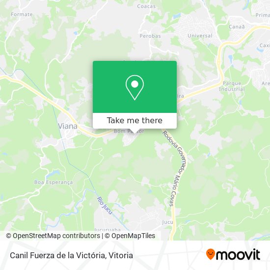 Canil Fuerza de la Victória map