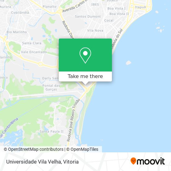 Universidade Vila Velha map