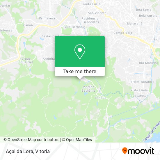 Açai da Lora map