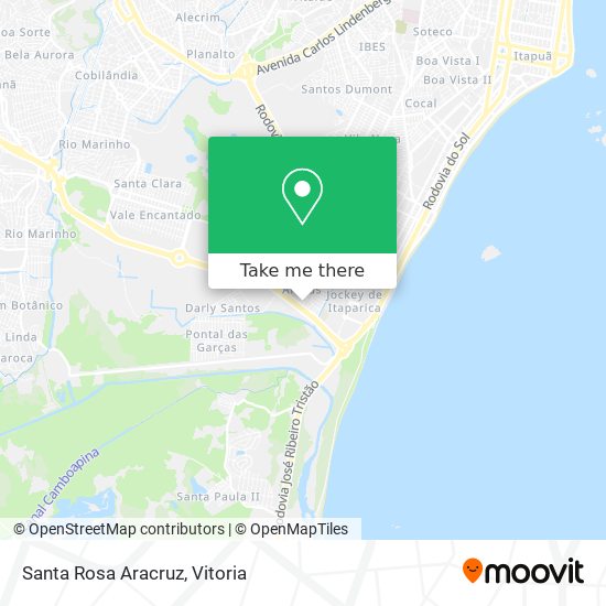Santa Rosa Aracruz map